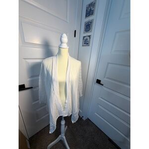 Kasper white Large Cardigan